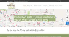 Desktop Screenshot of hometownlists.com